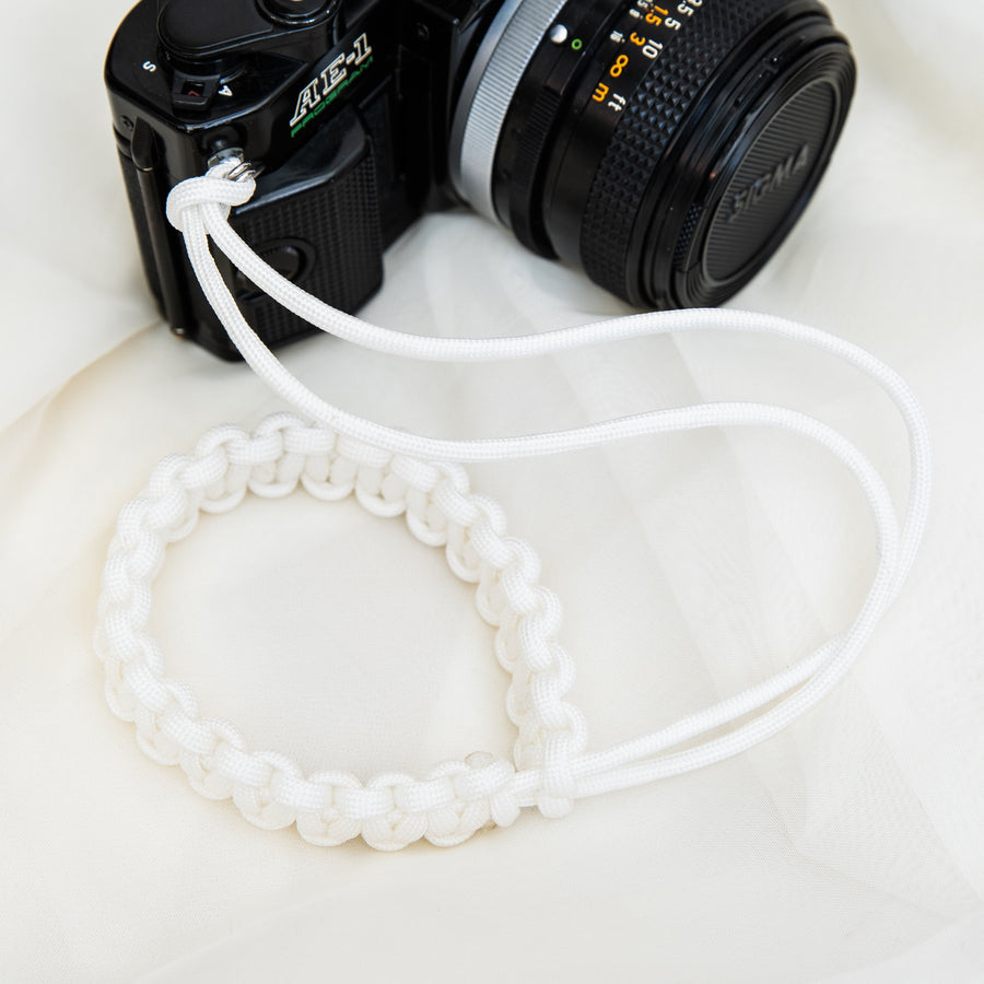 Handmade paracord camera wrist strap for cameras and 35mm film cameras